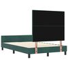 vidaXL Cama tipo Box Spring Verde oscuro 120 x 200 cm Terciopelo