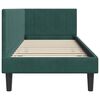 vidaXL Estructura de cama en esquina Verde oscuro 80 cm x 200 cm