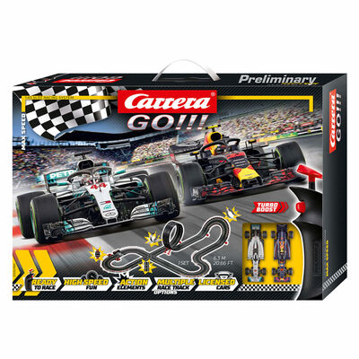 Carrera GO Set de pista eléctrica y coches Max Speed 8 1:43