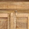 vidaXL Estanter&iacute;a de madera maciza de mango 50x30x180 cm