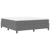 vidaXL Cama de plataforma Gris Claro 180 x 200 cm tela