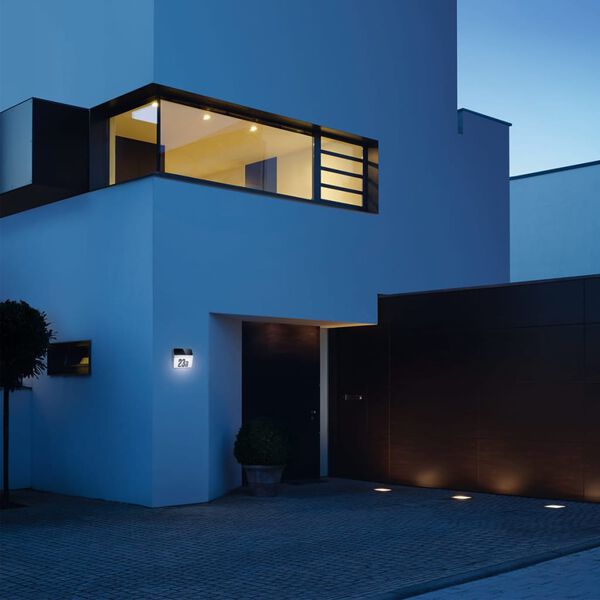 Steinel XSolar LH-N N&uacute;mero de Casa Luz de LED Acero Inoxidable