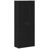 vidaXL Armario de Oficina Roble Negro 60 x 32 x 152,5 cm