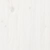 vidaXL Jardinera madera maciza de pino blanco 60x60x49,5 cm