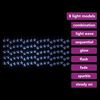 vidaXL Cortina de luces estrellas 500 LEDs azul 8 funciones