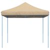 vidaXL Tienda de fiesta plegable Pop-Up beige 292x292x315 cm