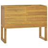 vidaXL Mueble de ba&ntilde;o madera maciza de teca 90x40x75,5 cm
