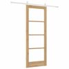vidaXL Puerta Corredera Natural 78 x 202 cm