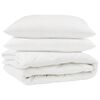vidaXL Edred&oacute;n con almohada 3 uds. Microfibra