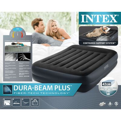 Intex Colchón inflable Dura-Beam Plus Pillow Rest Raised Queen 46 cm