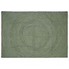 vidaXL Alfombras de &aacute;rea Verde oliva 240 x 340 cm yute