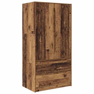 vidaXL Gabinete de Ba&ntilde;o con caj&oacute;n Madera Vieja 79,5 x 49 x 156 cm