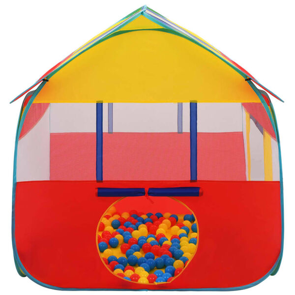 vidaXL Carpa de juegos con 550 bolas 123x120x146 cm