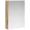 vidaXL Armario con espejo de ba&ntilde;o Roble artisan 50 x 14,5 x 70 cm