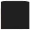 vidaXL Armario de pared madera contrachapada negro 100x36,5x35 cm