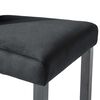vidaXL Silla de comedor 6 unidades terciopelo negro