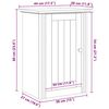 vidaXL Gabinete de pared para ba&ntilde;o BODO Marr&oacute;n miel 44 x 30 x 60 cm