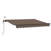 vidaXL Tela de toldo Topo 500 x 350 cm Poli&eacute;ster