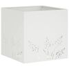 vidaXL Macetero de Jard&iacute;n Blanco 50 x 50 x 49 cm