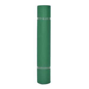 vidaXL Alfombra Liso Verde 1 x 24 m Tela