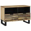 vidaXL Unidades de TV 70 x 33 x 46 cm Marr&oacute;n Madera de ingenier&iacute;a