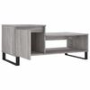 vidaXL Mesa de centro madera contrachapada gris Sonoma 100x50x45 cm