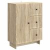 vidaXL Aparador Roble Sonoma 66 x 34,5 x 90 cm Madera de Ingenier&iacute;a
