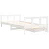 vidaXL Estructura cama ni&ntilde;os con cajones madera pino blanco 90x200 cm