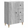 vidaXL Aparador Gris Sonoma 66 x 34,5 x 90 cm Madera de Ingenier&iacute;a