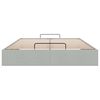 vidaXL Estructura cama otomana sin colchón gris claro 140x200cm