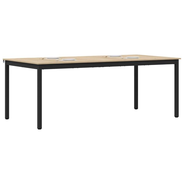 vidaXL Mesas de comedor Madera de ingenier&iacute;a