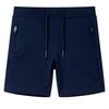 vidaXL Pantal&oacute;n corto infantil azul marino 116