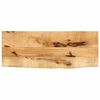 vidaXL Tablero de mesa borde natural madera maciza mango 90x30x2,5 cm