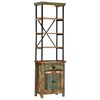 vidaXL Aparador de madera maciza reciclada 55x30x180 cm