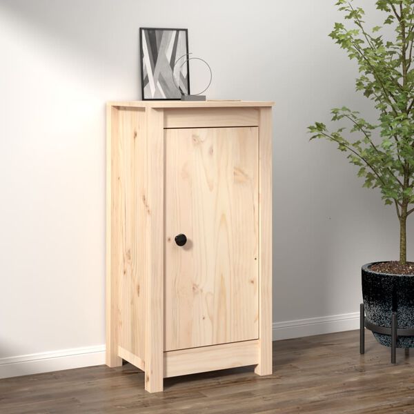 vidaXL Aparador de madera maciza de pino 39x35x80 cm