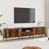vidaXL Mueble TV con caj&oacute;n madera ingenier&iacute;a envejecida 200x25x44 cm