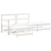 vidaXL Juego de muebles de jard&iacute;n 4 pzas madera maciza de pino blanco