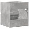 vidaXL Armario de lavabo madera ingenier&iacute;a gris hormig&oacute;n 41x38,5x45 cm