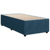 vidaXL Cama box spring con colch&oacute;n terciopelo azul oscuro 90x190 cm
