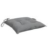 vidaXL Cojines de silla de jardín 4 uds tela Oxford gris 50x50x7 cm