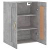 vidaXL Armario de pared madera ingeniería gris hormigón 69,5x34x90 cm