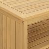 vidaXL Mesa consola de jard&iacute;n madera maciza acacia 110x35x75 cm