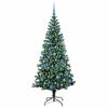 vidaXL &Aacute;rbol de Navidad Artificial Preiluminado Verde 180 cm PVC