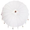 vidaXL Parasol Balinés Crema 185 x 185 x 260 cm Algodón