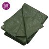 vidaXL Lona HDPE verde 180 g/m&sup2; 4x4 m