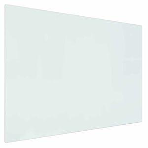 vidaXL Placa de vidrio para chimenea Transparente 80 x 60 cm Cristal
