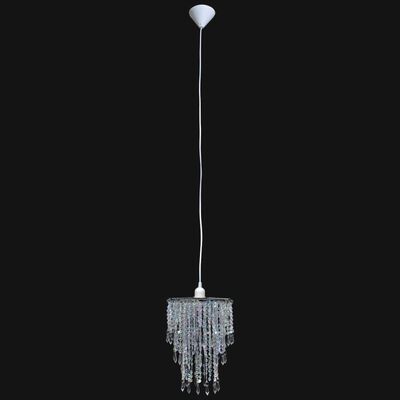 Lámpara colgante elegante con cristales, 22.5 x 30.5 cm