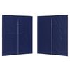 vidaXL Panel lateral de tienda para fiestas 2 uds. 200 x 195 cm Azul