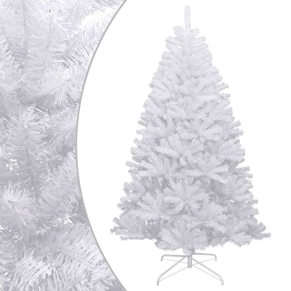 vidaXL &Aacute;rbol de Navidad artificial con bisagras y nieve flocada 150 cm