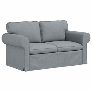 vidaXL Sof&aacute; Gris Claro 155 x 82 x 80 cm tela